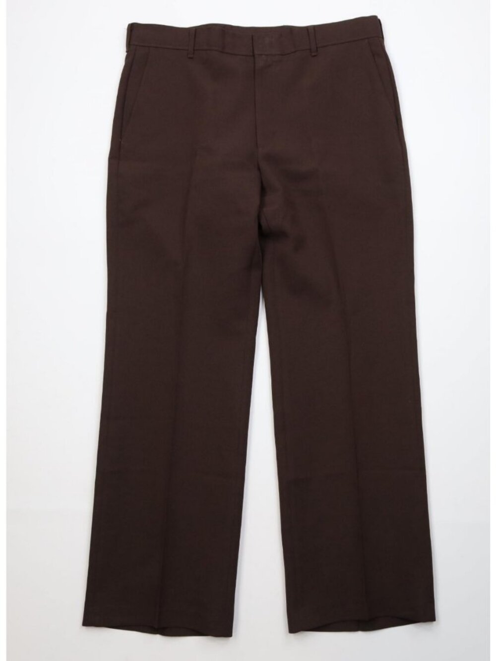 Vintage 70s Levis Mens 36x30 Knit Wide Leg Bell Bottoms Chino Pants Brown USA